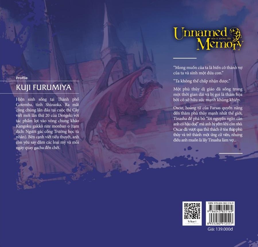 Unnamed Memory - Hồi Ức Không Tên - Tập 1 - Tặng Kèm Bookmark Bế Hình + Postcard Bo Góc