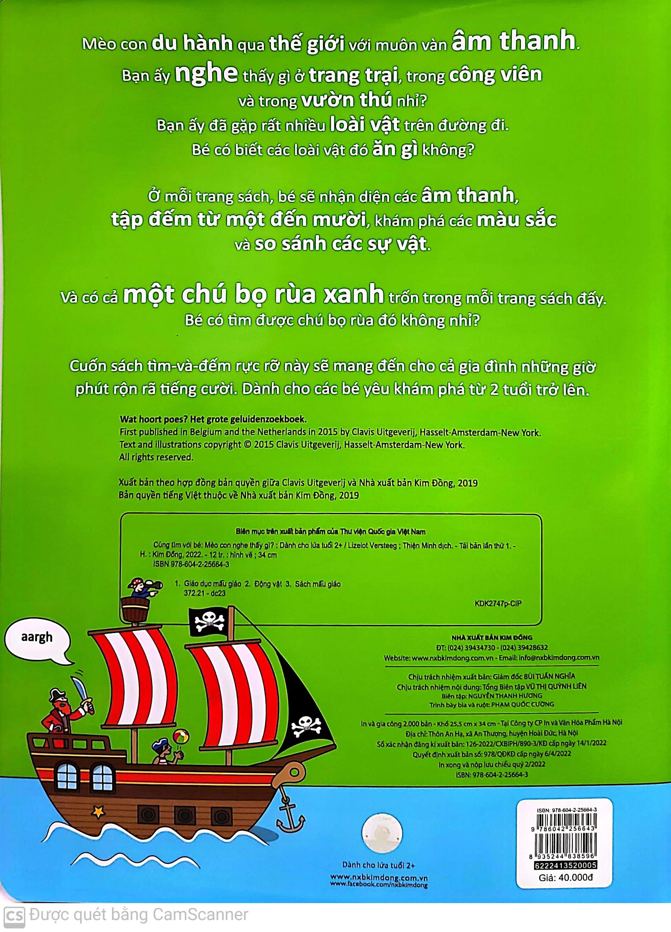 Cùng Tìm Với Bé: Mèo Con Nghe Thấy Gì