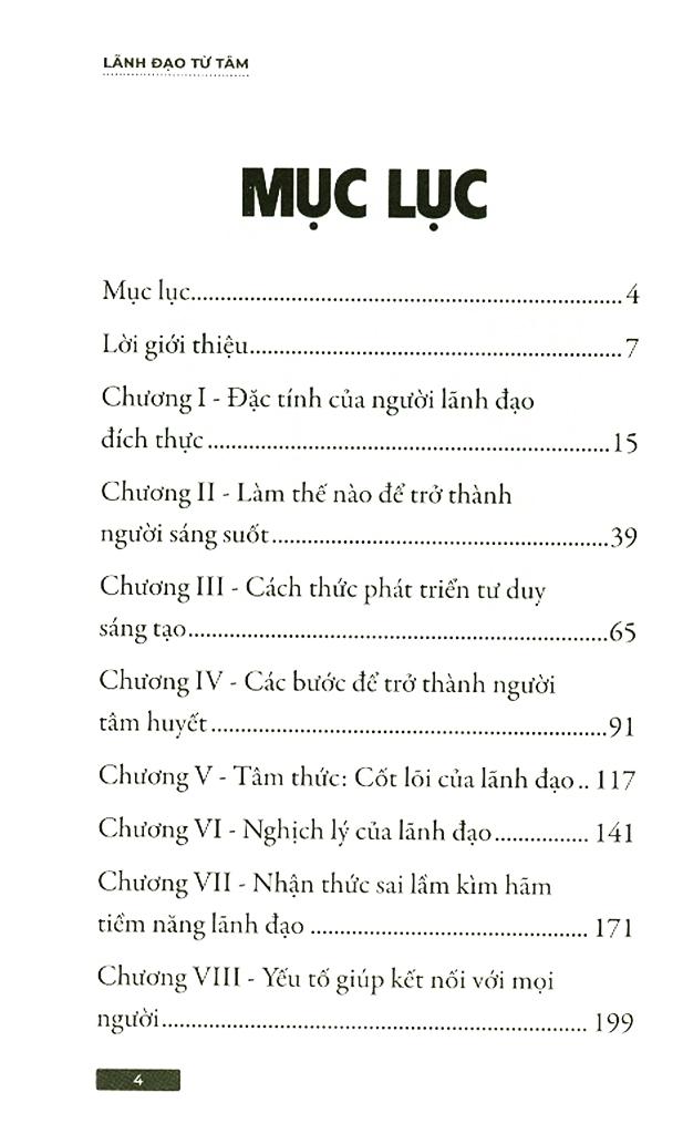 Lãnh Đạo Từ Tâm - Hành Trình Giúp Mình Trở Thành Người Lãnh Đạo Đích Thực