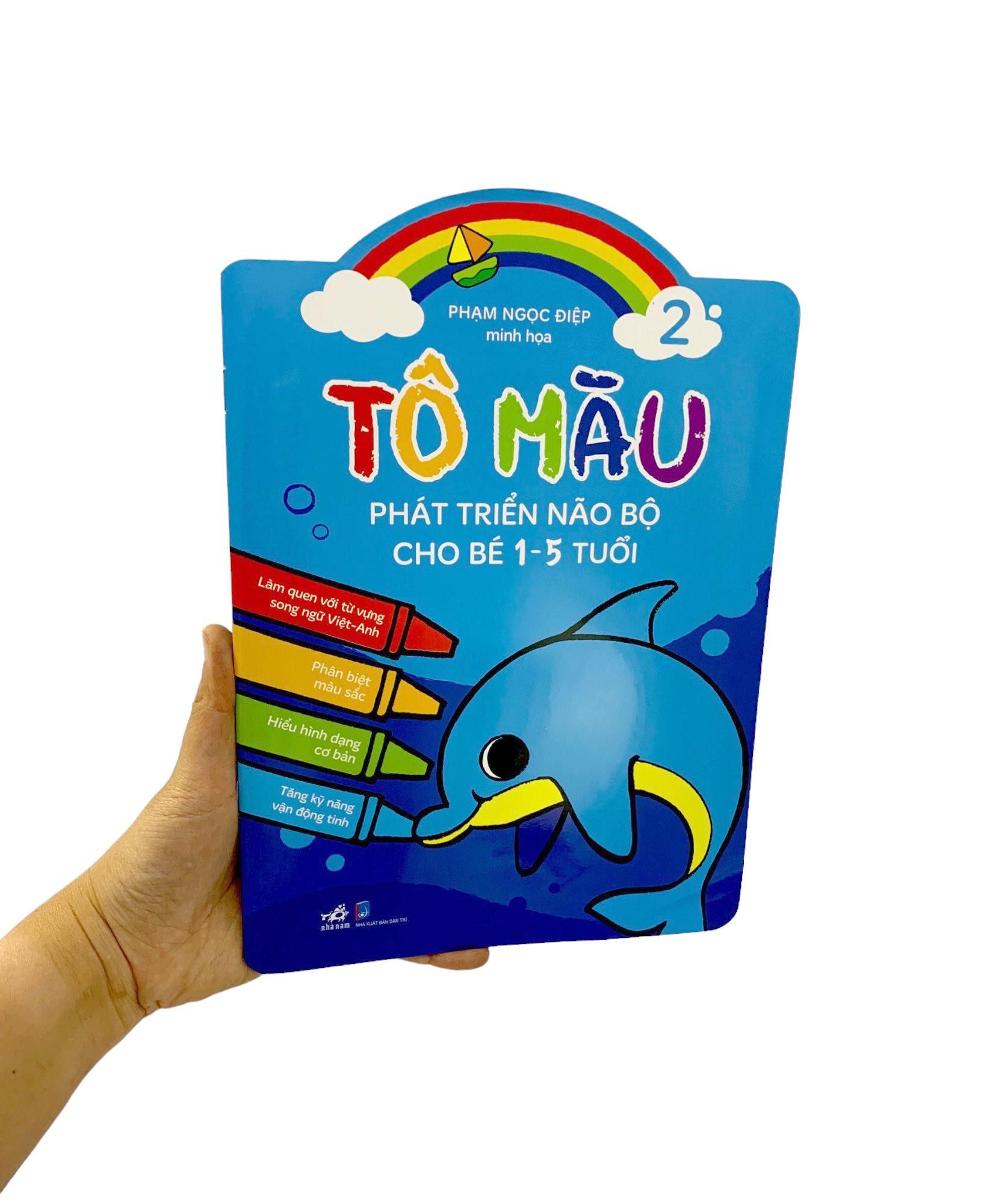 Tô Màu Phát Triển Trí Não Bộ Cho Bé 1-3 Tuổi - Tập 2