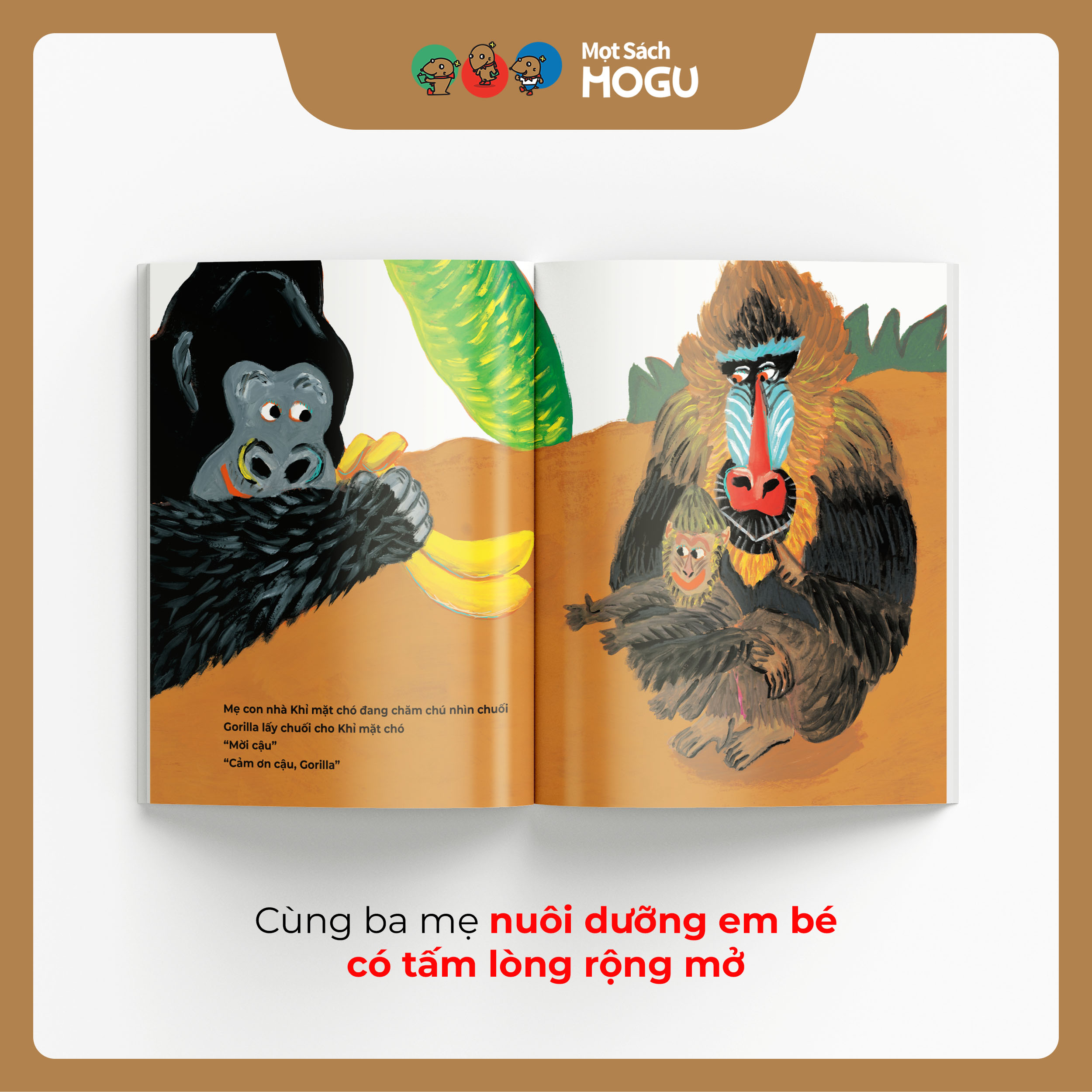 Truyện Ehon bé 3-4-5 tuổi - Bạn Gorilla