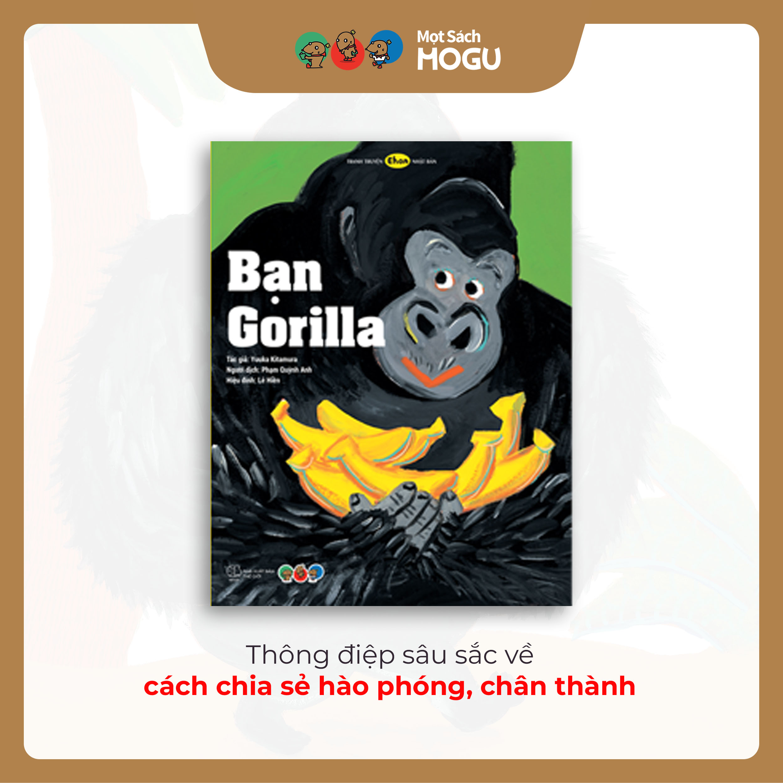 Truyện Ehon bé 3-4-5 tuổi - Bạn Gorilla