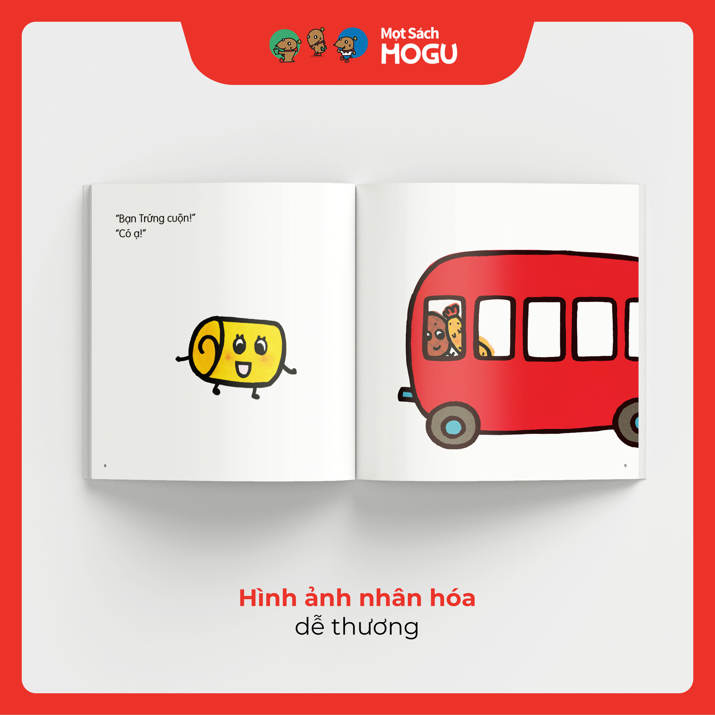 Truyện Ehon bé 1-2-3 tuổi - Xe Buýt Bento