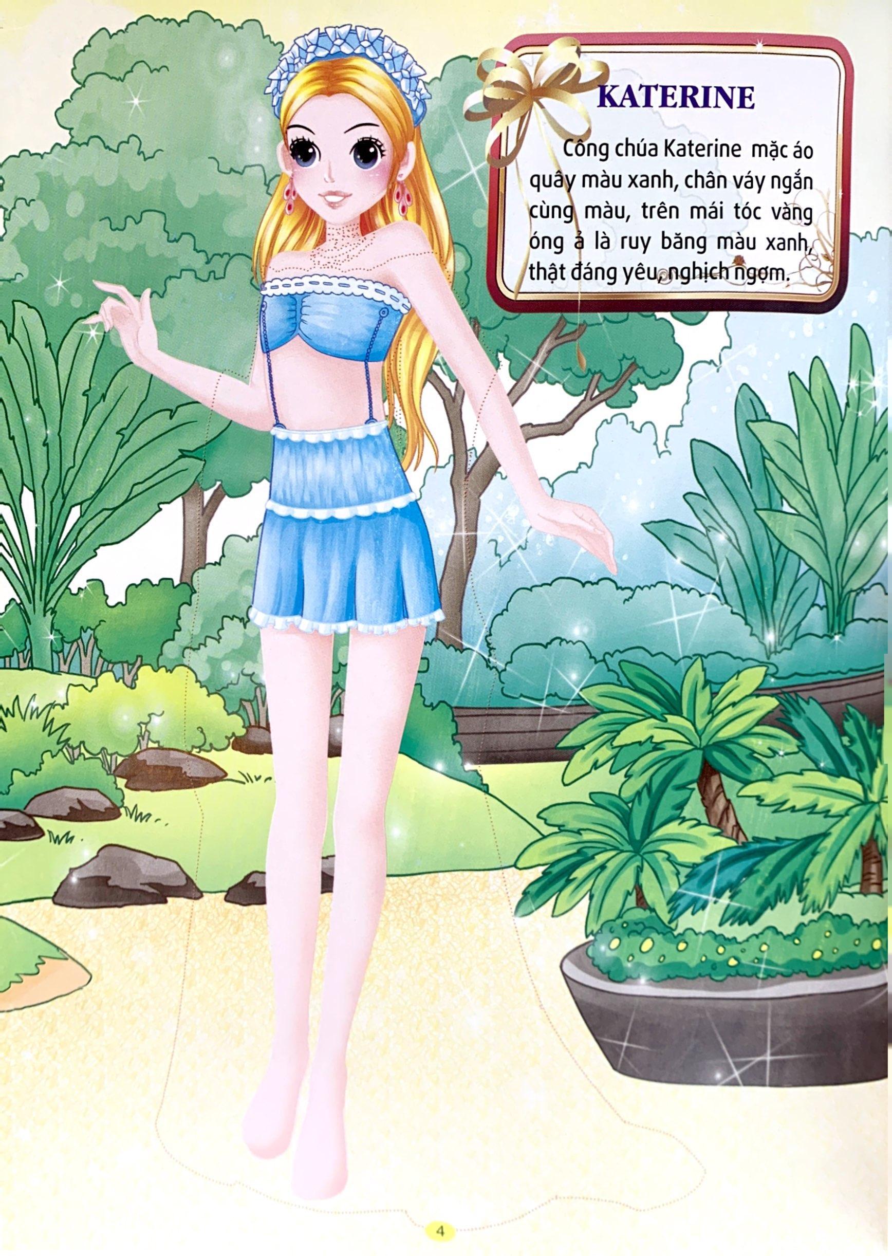 Princess Sticker - Dán Hình Công Chúa - Công Chúa Quyến Rũ