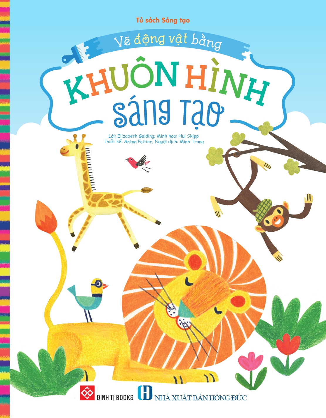 Sách - Vẽ Động Vật Bằng Khuôn Hình Sáng Tạo