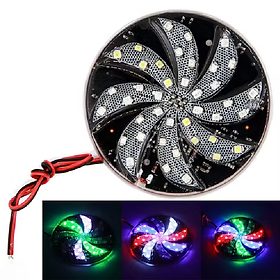 Đèn LED xoay chong chóng trang trí xe máy ôtô xe điện hiệu ứng đảo chiều