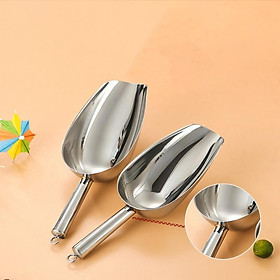 Dụng cụ xúc đá - xẻng xúc đá inox không gỉ nhiều kích thước
