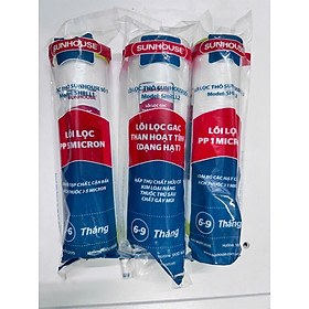 BỘ LÕI LỌC THÔ 123 DÀNH CHO MÁY SUNHOUSE VÀ CÁC MÁY KHÁC DÙNG CỐC 10inch