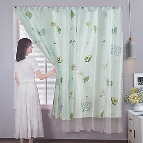 Rèm cửa DULCETT dán tường chống nắng, rèm cửa dán trang trí cửa sổ - phòng khách dễ dàng lắp đặt không khoan đục rèm cửa sổ dán
