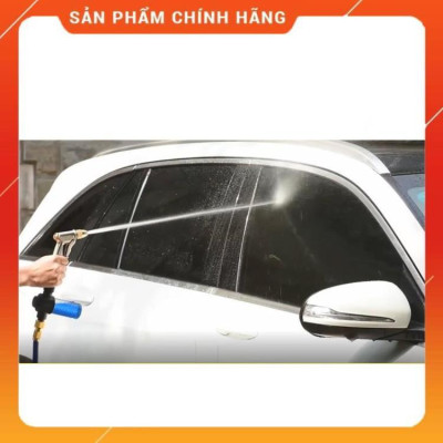 Bộ dây vòi xịt nước ️ , tăng áp 3 lần, loại 3m, 5m 206622-5 cút sập,nối nhựa vàng+ móc khoá