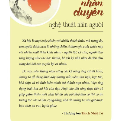 Sống Như Nhân Duyên - Nghệ Thuật Nhìn Người (Tái Bản)