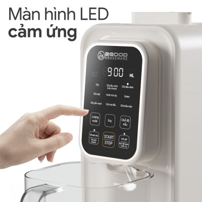 Máy Làm Sữa Hạt Tự Động 2GOOD SONA I8 (1,2 Lít) - Tự Động Nấu, Tự Động Vệ Sinh, Khử Sạch Vi Khuẩn Và Mùi Thực Phẩm- Hàng Chính Hãng