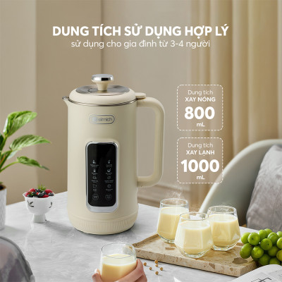 Máy làm sữa hạt Elmich 1L CBE-8650 - Hàng Chính Hãng