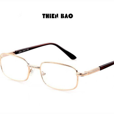 Kính lão thị, viễn thị trung niên tròng Thủy tinh chống xước KVN16 toàn viền vàng GOLD hàng đẹp Nam nữ loại I
