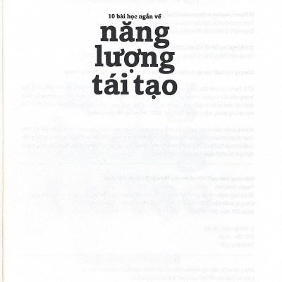 Einstein Bỏ Túi - 10 Bài Học Ngắn Về: Năng Lượng Tái Tạo