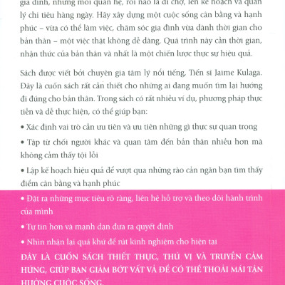 Sống Như Một Super Woman - Chiến Lược Cân Bằng Cuộc Sống Và Hạnh Phúc Trọn Vẹn  - TS. Jaime Kulaga; Quốc Đạt dịch