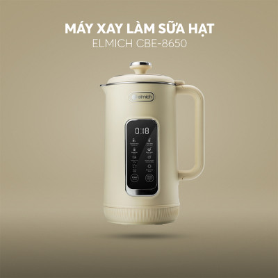 Máy làm sữa hạt Elmich 1L CBE-8650 - Hàng Chính Hãng