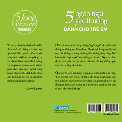 5 Ngôn Ngữ Yêu Thương Dành Cho Trẻ Em (Tái Bản 2021)