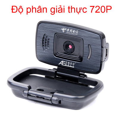 ROGTZ - Webcam học Online cho máy tính AEBell BL-U22W Độ phân giải HD 720P Micro thu âm đa hướng Quay 360 độ Trục xoay linh hoạt Chỉnh sáng thông minh Cáp dài 1,5m USB 2.0 Tương thích nhiều HĐH Dễ cài đặt Dễ sử dụng - Hàng Chính Hãng
