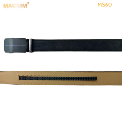 Thắt lưng nam da thật cao cấp nhãn hiệu Macsim MS60