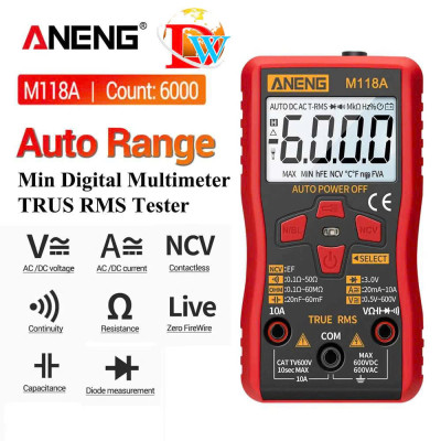 Đồng Hồ Vạn Năng ĐojĐiện Tự Động M118A – Không Cần Chỉnh ThangĐoj, Dễ Dùng Cho Mọi Người , đèn ốp trần