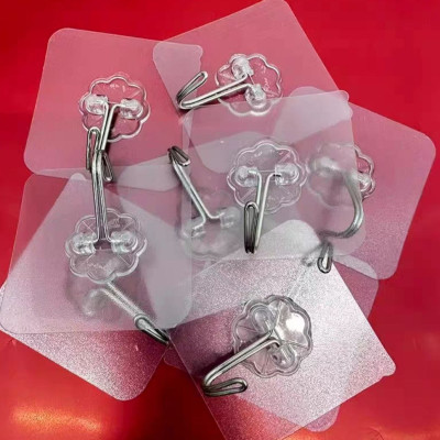 COMBO 10 MÓC NHỰA DÁN TƯỜNG CHỊU LỰC TRONG SUỐT