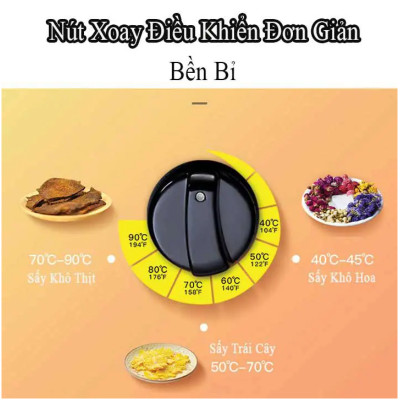 Máy sấy thực phẩm 16 khay inox 100 Lít Thương hiệu Mỹ Septree ST-02, Công suất 1500W - Hàng nhập khẩu (Bảo hành 12 Tháng)
