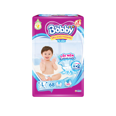Tã dán Bobby Fresh Siêu Thấm - Khô Thoáng