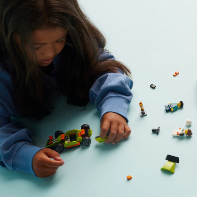 LEGO CITY 60399 Đồ chơi lắp ráp Xe đua thể thao xanh lá cây (56 chi tiết)