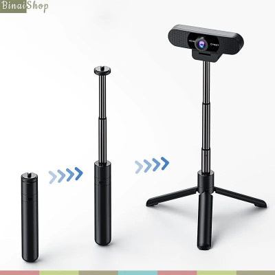 Emeet SmartCam S600 - Webcam Họp Trực Tuyến Góc Rộng, Độ Phân Giải 4K, Tốc Độ 60FPS, Tự Động Lấy Nét Chỉnh Sáng [TẶNG CHÂN WEBCAM] - Hàng chính hãng