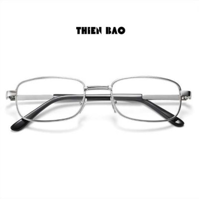 Kính lão thị, viễn thị toàn viền kim loại NAM NỮ Bạc silver PUMA01 tròng phản quang chuẩn độ cao cấp chống mỏi