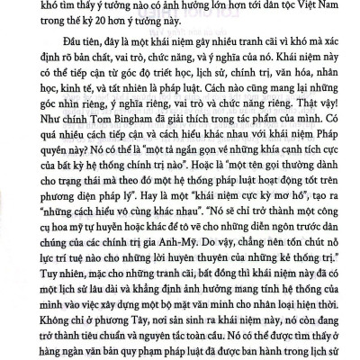 Về Pháp Quyền