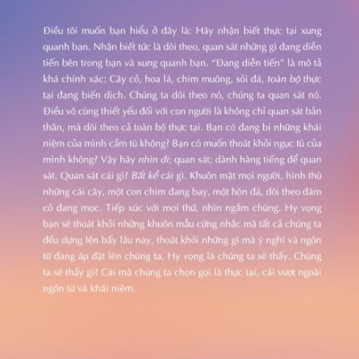 Awareness - Nhận Biết