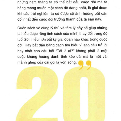 Tuổi 20 - Những Năm Tháng Quyết Định Cuộc Đời Bạn _AL