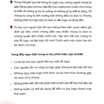 Bẫy Ngụy Biện Trong Tư Duy Phản Biện