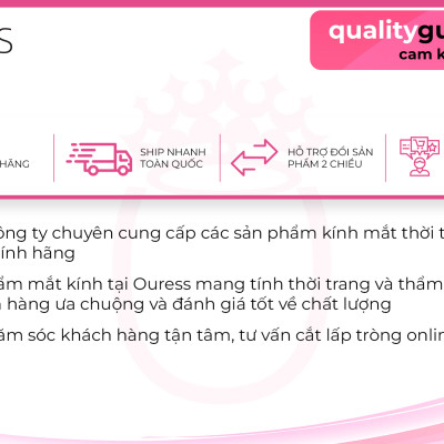Tròng kính siêu mỏng 1.67 cận/viễn/loạn chống ánh sáng xanh phủ nano thời trang OURESS