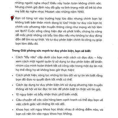 Giải Phóng Sức Mạnh Tư Duy Phản Biện