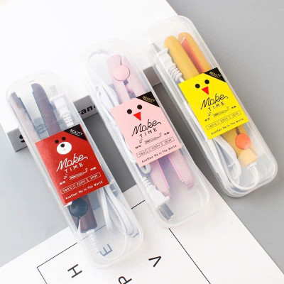 Phụ kiện tóc -Dụng cụ tạo kiểu tóc đa năng mini có hộp , nhỏ gọn tiện lợi khi đi du lịch