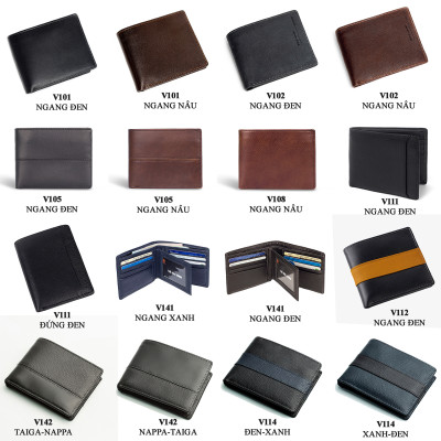 Combo ví thắt lưng nam CB102 Bụi Leather – da bò thật 100%, bảo hành 12 tháng