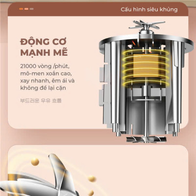 Máy Làm Sữa Hạt GUME MSB 22 Hàn Quốc - Bảo Hành 12 Tháng hàng chính hãng