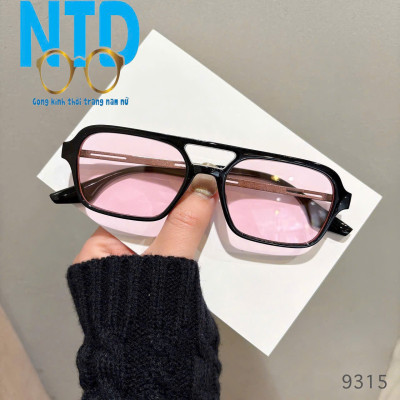 Gọng kính NTD9315 chữ nhật phong cách retro thời trang Hàn Quốc chống tia uv