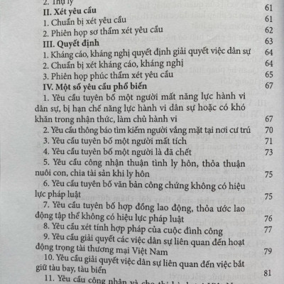 Giải quyết vụ việc dân sự