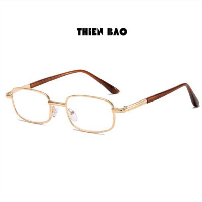 Kính lão thị, viễn thị trung niên tròng Thủy tinh chống xước KVN16 toàn viền vàng GOLD hàng đẹp Nam nữ loại I