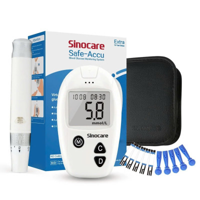 Máy Đo Tiểu Đường Tại Nhà Safe Accu - Tặng Que Đô và Kim Thử Máu Hàng Cao Cấp, ĐÈN TRANG TRÍ