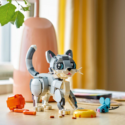 LEGO CREATOR 31163 Đồ Chơi Lắp Ráp Chú Mèo Tinh Nghịch (407 Chi Tiết)