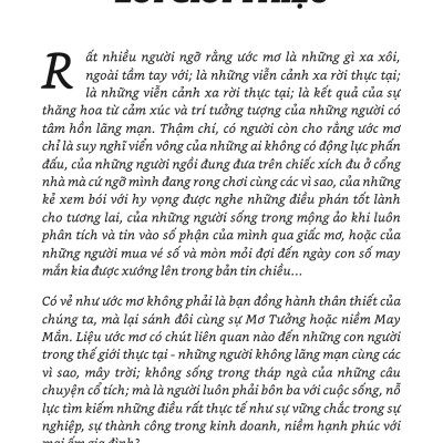  Dám Ước Mơ - Khơi nguồn sức mạnh của ước mơ để vươn tới thành công
