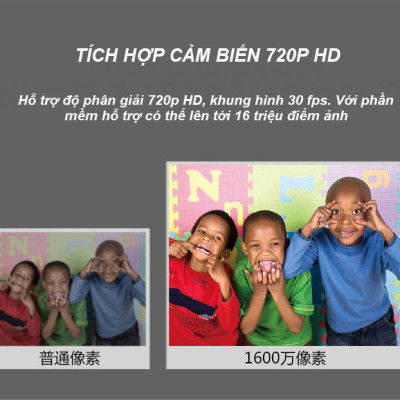 ROGTZ - Webcam học Online cho máy tính AEBell BL-U22W Độ phân giải HD 720P Micro thu âm đa hướng Quay 360 độ Trục xoay linh hoạt Chỉnh sáng thông minh Cáp dài 1,5m USB 2.0 Tương thích nhiều HĐH Dễ cài đặt Dễ sử dụng - Hàng Chính Hãng