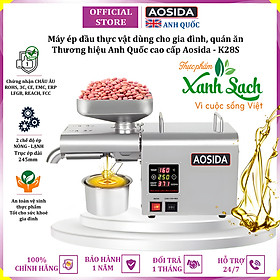 Máy ép dầu ăn thực vật nóng và lạnh dùng cho thương hiệu Anh Quốc Aosida K28S cao cấp - Hàng Nhập Khẩu