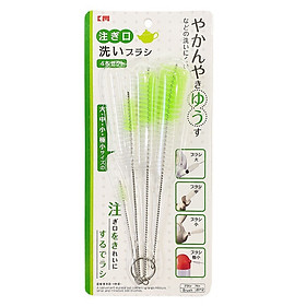 Bộ dụng cụ cọ rửa bình nước nhà bếp KM-2012 hàng Nhật