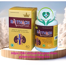 ￼Viên Uống Lợi Tiểu bài thạch Kingphar 40 Viên - Hỗ trợ giảm nguy cơ viêm đường tiết niêu, sỏi thận, sỏi bàng quang